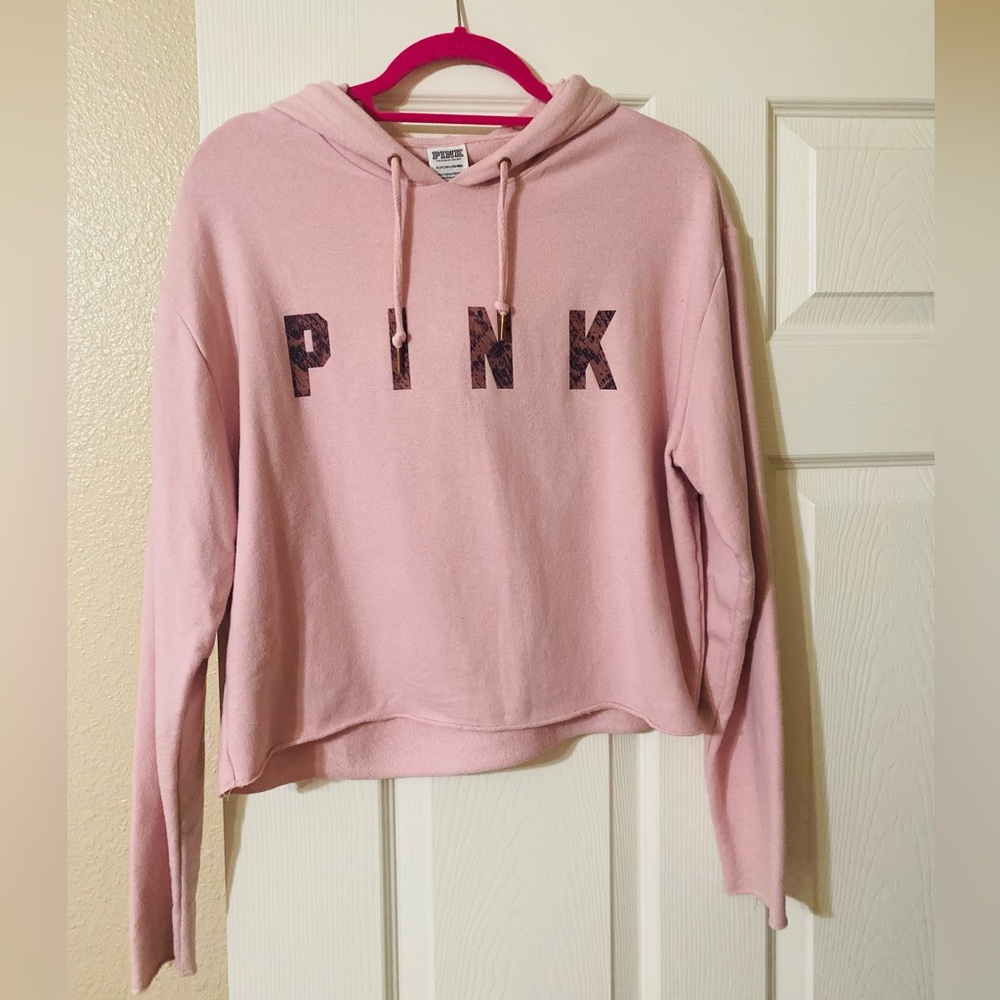 VS PINK Open Back Pullover Hoodie
